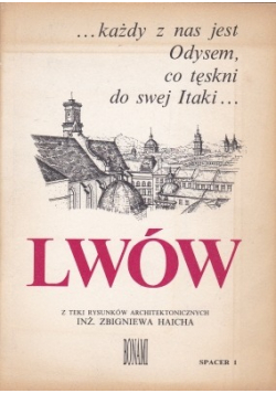 Lwów Z teki rysunków architektonicznych  inż Zbigniewa Haicha