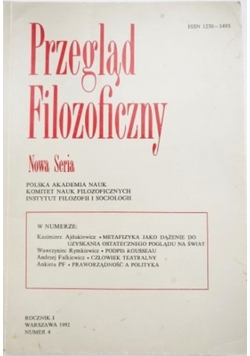 Przegląd filozoficzny nowa seria