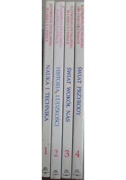 Ilustrowana encyklopedia dla dzieci 4 tomy