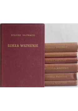 Słowacki dzieła wszystkie 7 tomów