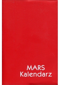 Kalendarz 2019 Mars czerwony