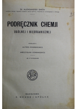 Podręcznik Chemji 1918 r.