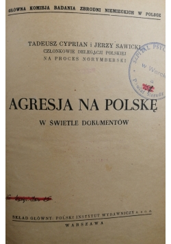 Agresja na Polskę w świecie dokumentów ,1946r.