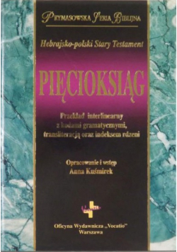 Hebrajsko polski Stary Testament Pięcioksiąg