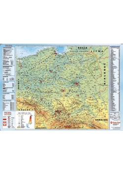 Podkład dwustronny z mapą Polski