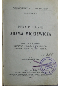 Pisma poetyczne 1930 r