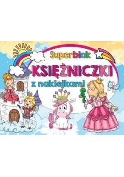 Superblok z naklejkami. Księżniczki