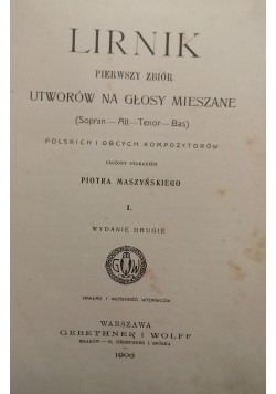 Lirnik, 1906 r.