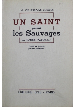 Un Saint parmi les Sauvages 1939 r