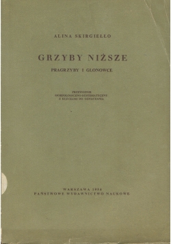 Grzyby niższe pragrzyby i glonowce