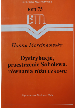 Dystrybucje, przestrzenie sobolewa równania różniczkowe