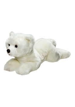 Leżący Niedźwiedź polarny 30 cm SUKI