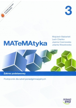 Matematyka 3 Podręcznik Zakres podstawowy