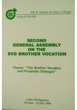 Second General Assembly on the SVD Brother Vocation