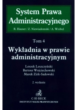Wykładnia w prawie administracyjnym tom 4