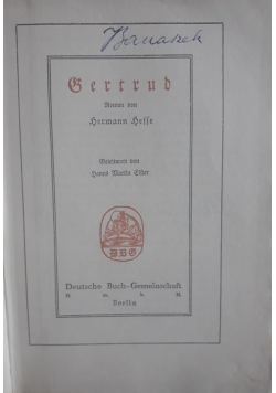 Gertrud, 1950 r.