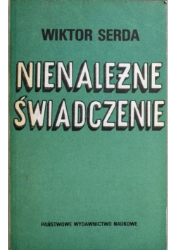 Nienależne świadczenie