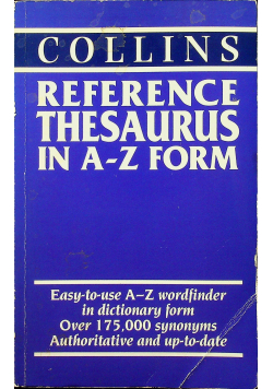 Reference thesaurus in a z form