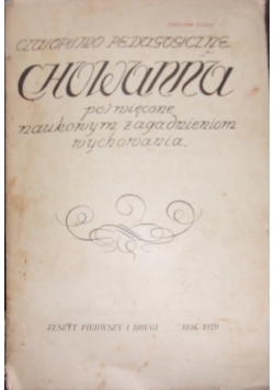Chowanna czyli system pedagogiki narodowej, t. I, 1842 r.