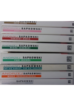 Sapkowski, zestaw 8 książek
