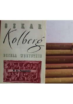 Kolberg Dzieła Wszystkie 7 tomów Reprint ok 1875