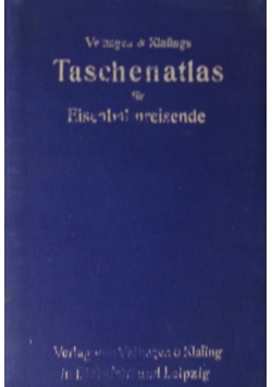 Taschennatlas fur Eisenbahnreisende, 1927 r.