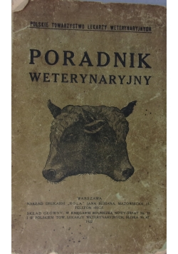 Poradnik weterynaryjny, 1922 r.