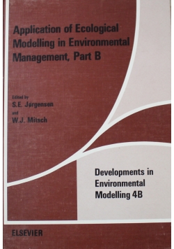 Application of Ecological Modelling in Environmental Management Part B