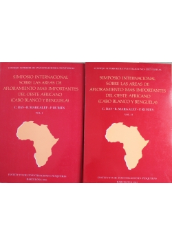 Simposio Internacional Sobre Las Areas De Afloramiento Mas Importantes Del Oeste Africano Vol 1 and 2