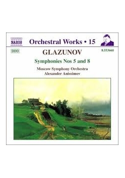 Glazunov: Symphonies Nos. 5 and 5 ,Nowa