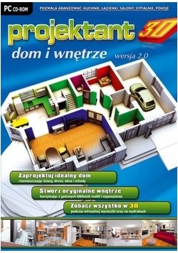 Projektant 3D Dom i Wnętrze wer 2 0 płyta CD Nowa