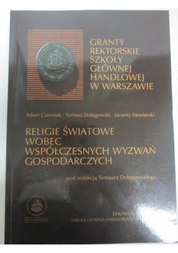 Religie światowe wobec współczesnych wyzwań gospodarczych