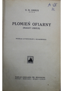 Płomień ofiarny 1927 r