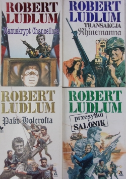 Robert Ludlum ,zestaw 4 książek