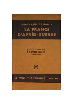 La France D'Apres-Guerre, 1937 r.