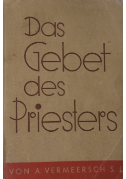 Das Gebet des Priesters, 1935 r.