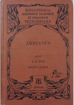Flavii Arriani Anabasis Alexandri, 1910 r.