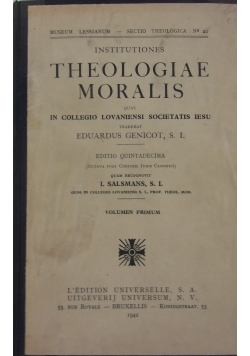 Theologiae Moralis, 1942 r.