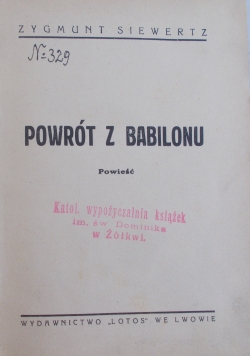 Powrót z Babilonu