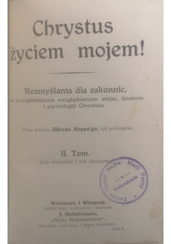 Chrystus życiem mojem! Tom II, 1926 r.
