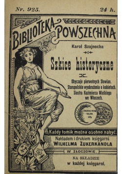 Szkice historyczne X 1902 r.