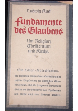 Fundamente des Blaubens , 1939 r.