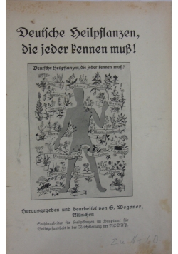 Deutsche Heilpflanzen, 1950r.