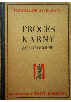 Proces karny, zasady ogólne 1948r