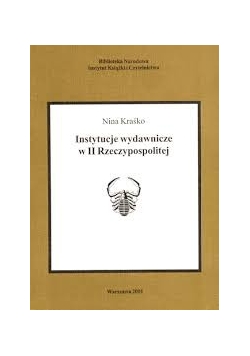 Instytut wydawniczyu  w  II Rzeczypospolitej