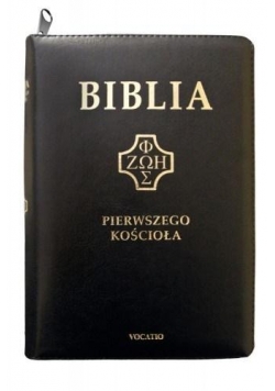 Biblia pierwszego Kościoła z paginatorami czarna