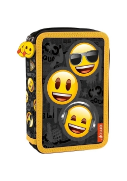 Piórnik z wyposażeniem 2-kom. Emoji 10 DERFORM