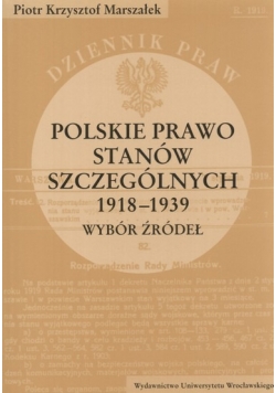 Polskie prawo stanów szczególnych 1918 1939