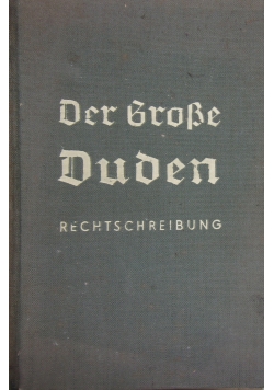 Der Grobe Duden, 1937 r.