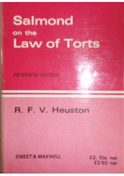 Salmond on the Law of Torts